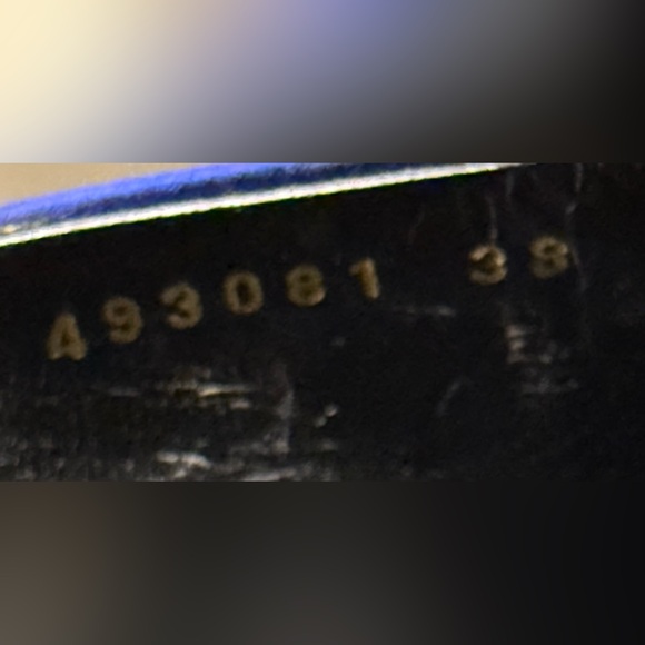 Saint Laurent Blue Satin Jodie Peep Toe Platform, EUC, Size 38 (8.) - Picture 11 of 16